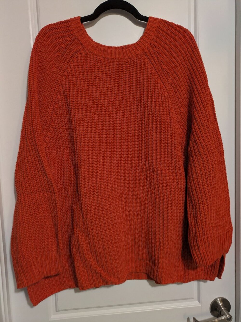 Lauren Ralph Lauren Orange Cable Knit Long Sleeved Jumper (est. 2X)